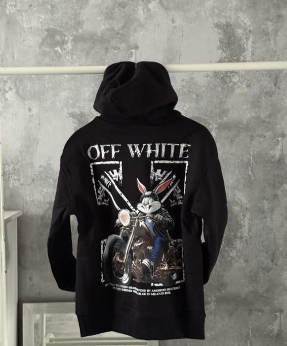 Hanorac Off White calitate premium,