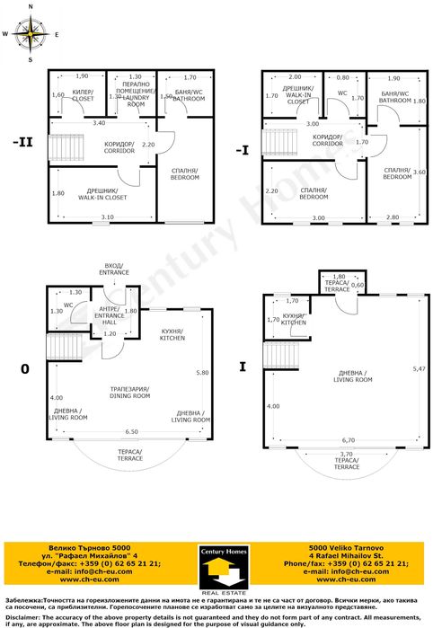 105592 ЕКСКЛУЗИВНО! Уникална четириетажна къща във Велико Търново