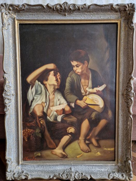 Vand tablou vechi ulei pe panza