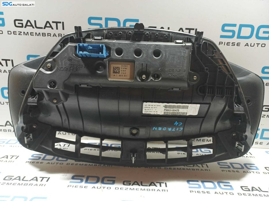 Display Ecran Ceas Ceasuri Afisaj Vitezometru Turometru Bord Citroen C4 2004 - 2008 Cod P96631954ZD 216742437 28114360 [X3439]