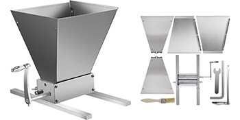 Moara Macinare Malt Bere (homebrew) cu 2 role, ajustabila