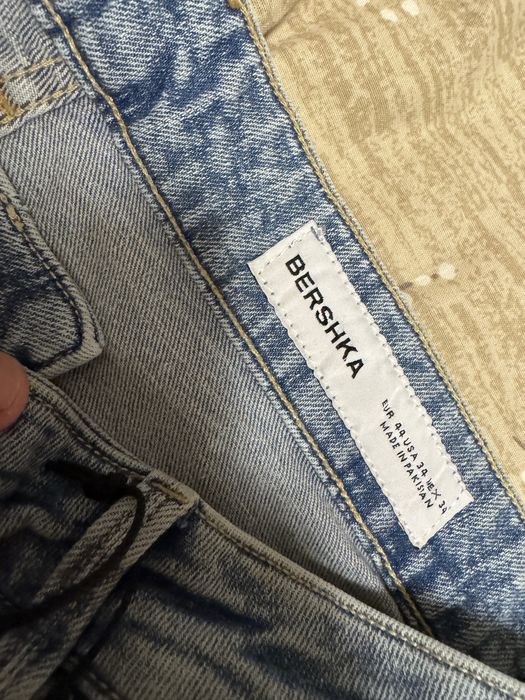 Blugi bershka skinny rupti