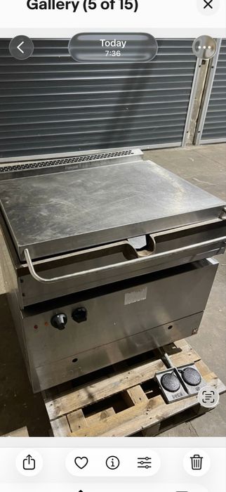 Обръщателен тиган falcon Англия на газ с хидравлика 60лтр