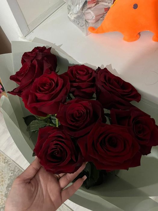 Метровые розы букет