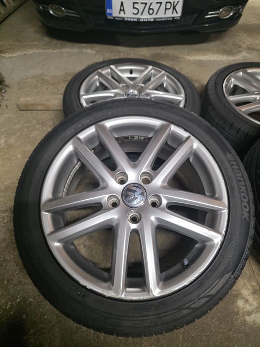 Джанти с гуми 5x112/17 цола стават за VW Golf, Passat, Sharan, Touran.