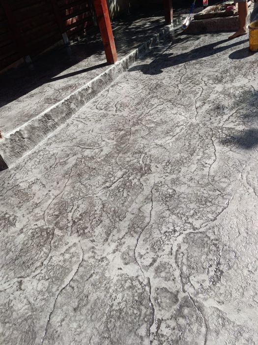 Beton amprentat,maturat si elicoperizat
