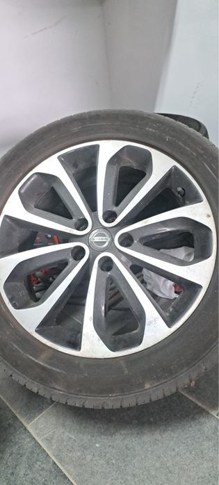 Set 4 Roți Complete Nissan 18" - Jante Aliaj Originale + Anvelope 215/55 R18
