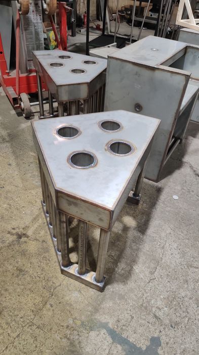 Registru termic inox șemineu sobă colt, cazan încălzire centrală