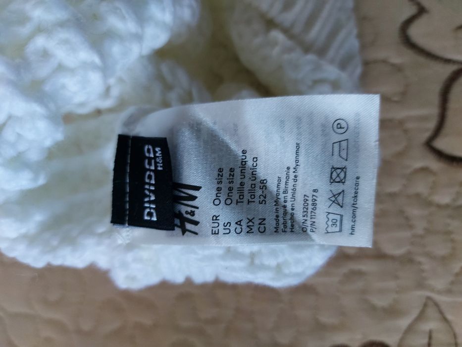 Bereta de dama alba H&M - marime unica