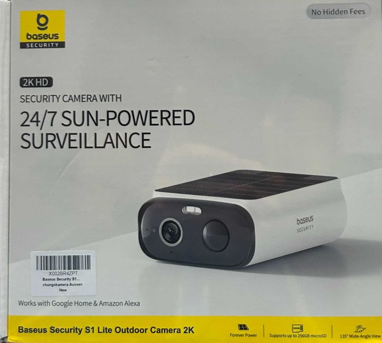 Cameră Exterior Baseus S1 Lite Panou Solar 2K [#23551#]