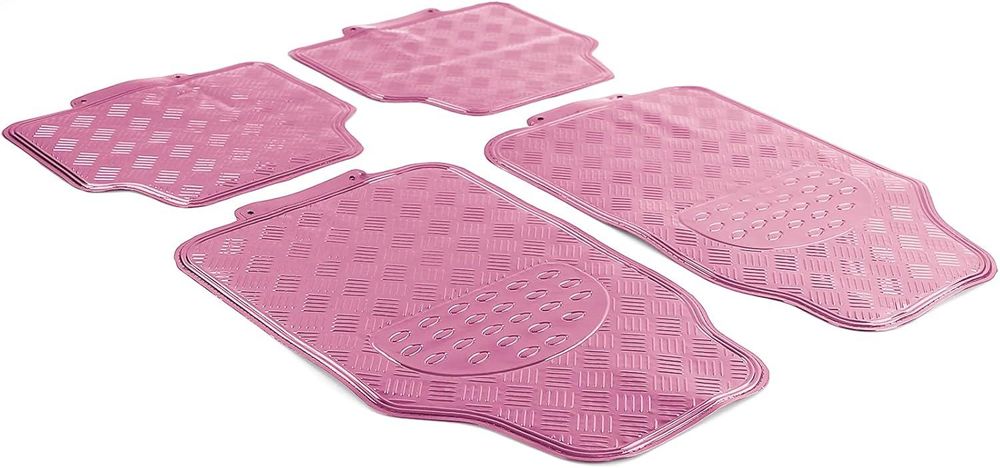 стелки за кола pvc alu look розови 4броя sumex apa 60рк