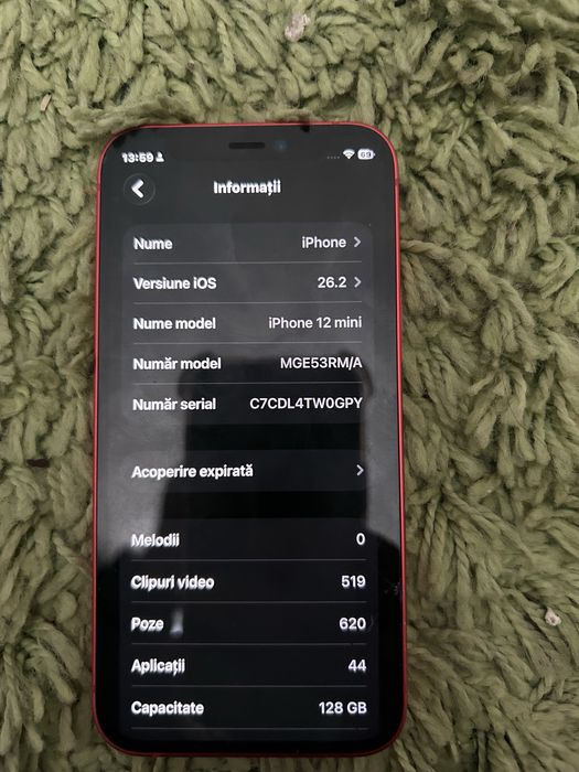 Vand Iphone 12 mini.