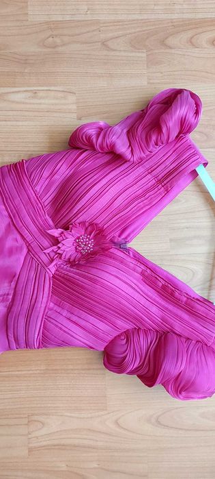 Rochie de ocazie din voal matasos