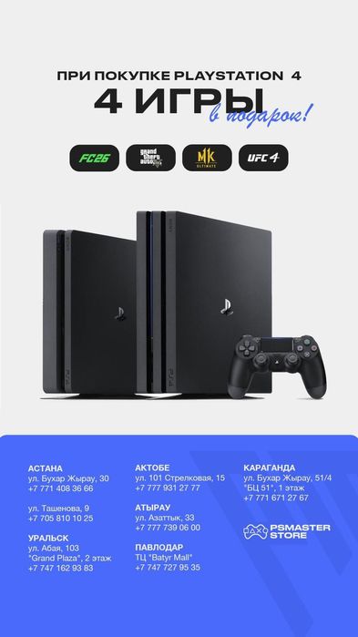Sony PlayStation4 FAT/SLIM/PRO