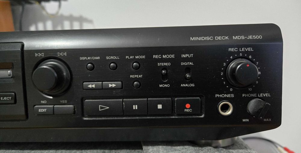 Deck Minidisc SONY MDS-JE 500 si 510
