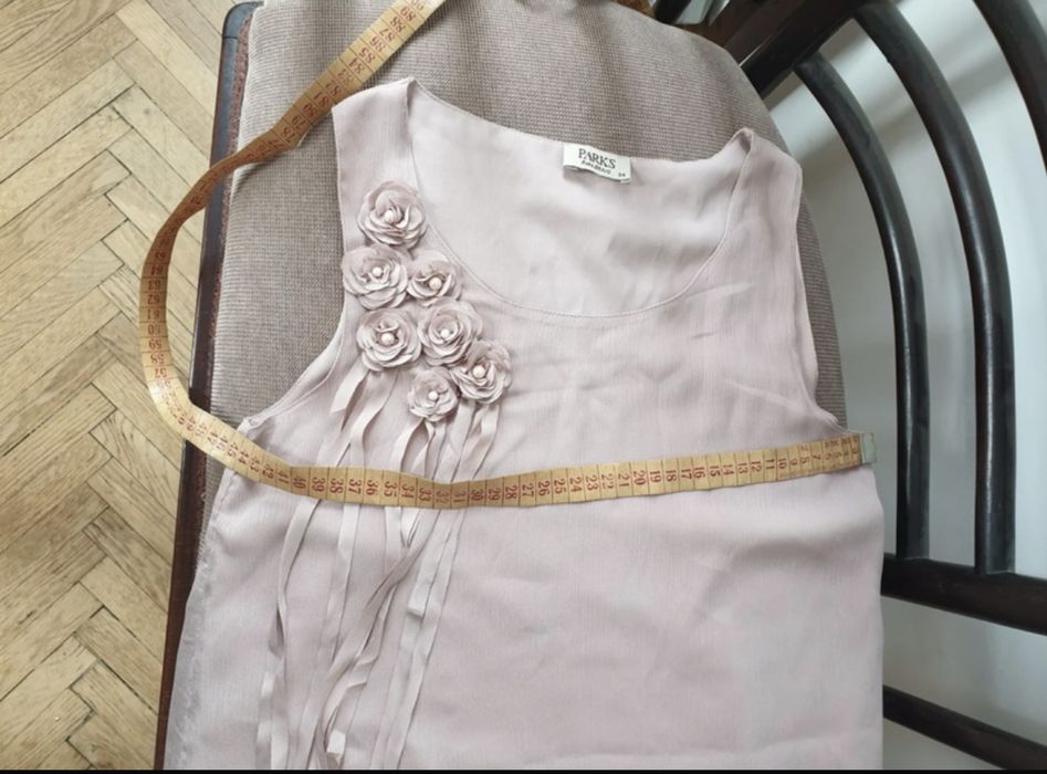 Tricou roz pudra elegant S