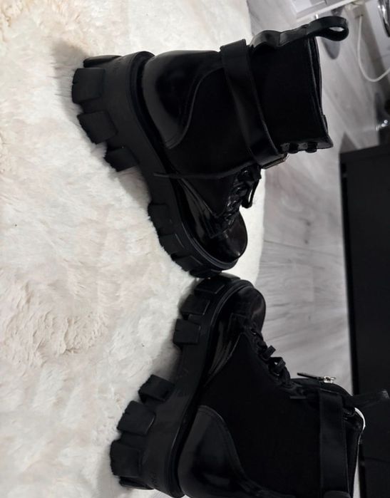 Prada Monolith boots