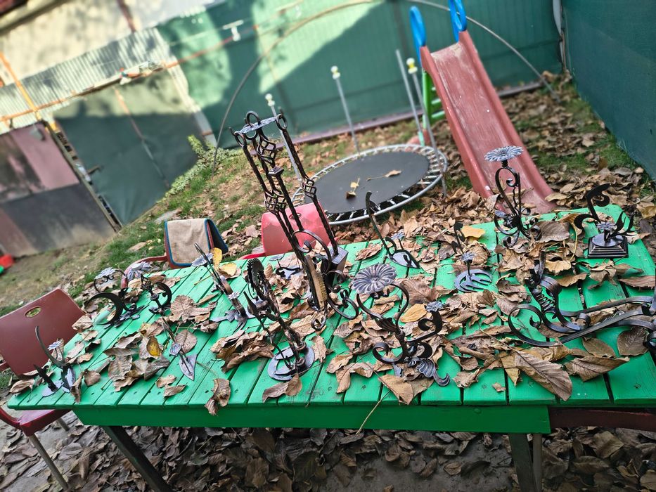 Suporți lumanari fier forjat