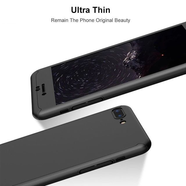 Кейс 360° градуса мат за Apple iPhone SE 2020 + стъклен протектор