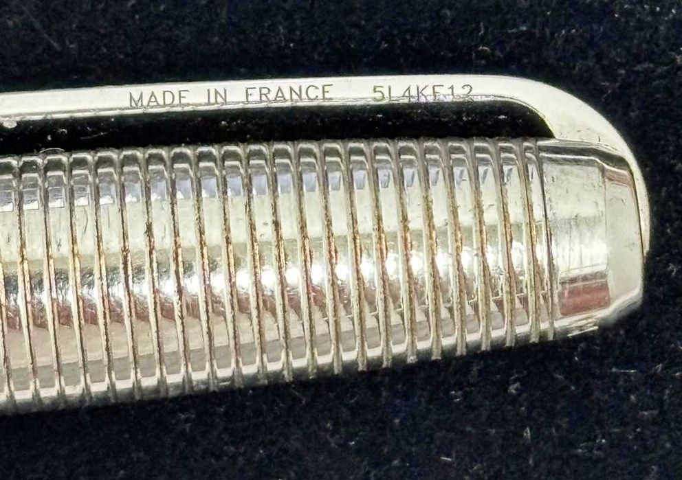 Pix cu bilă S.T. DuPont Diamond Collection, oțel inoxidabil și argint