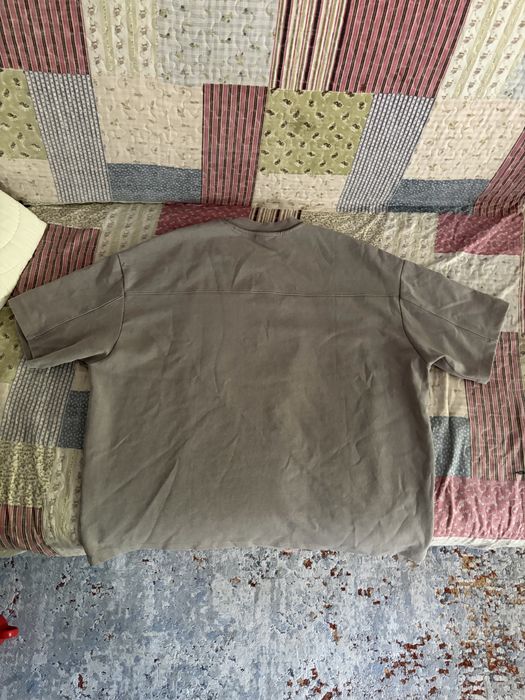 Серая футболка Pull&Bear, однотонная