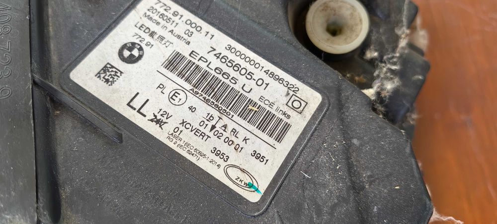 Фар за BMW 7 G11 G12 Laser / БМВ 7 Г11 Г12 Лазер - За части