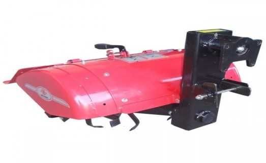 Motocultor WEIMA WM1100BE(KM)-6 cu freza tractata si remorca+roti met