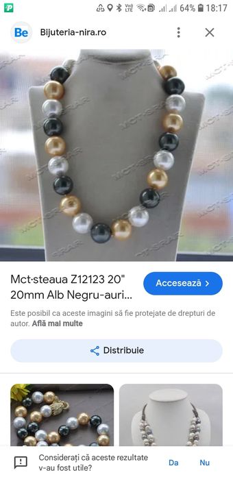 Colier Perle naturale de Mallorca