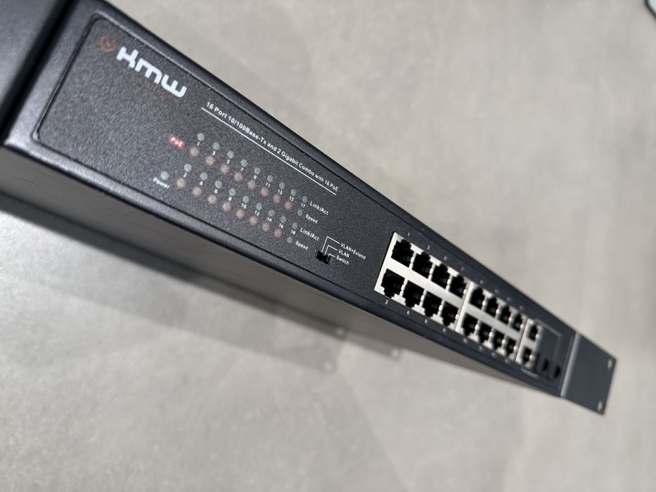 Switch KMW  PoE industrial 16