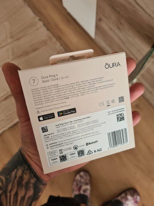 OURA RING 4 gold - marimea 7 | cel mai avansat  inel inteligent