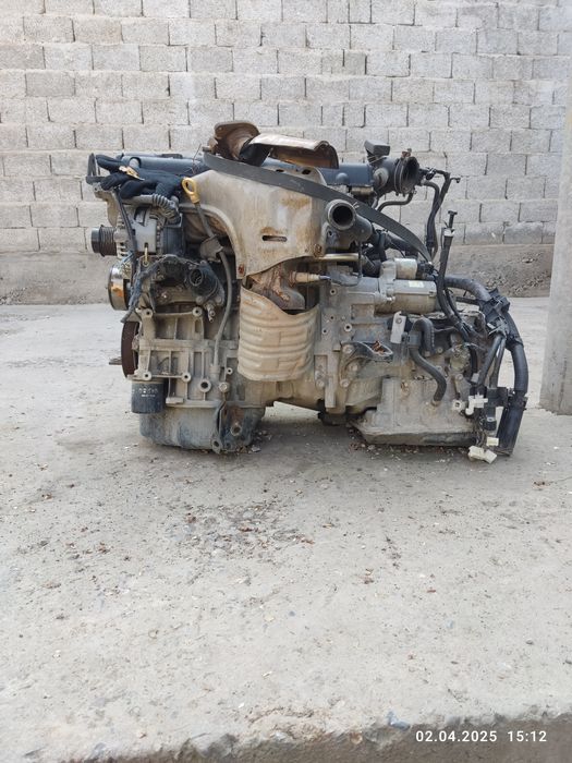 Двигатель, коробка