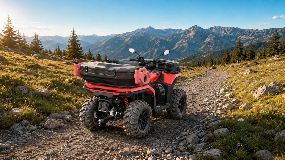 Cutie Spate ATV CFMOTO CFORCE 400 500 C4 C5 Gen 4 2025+ 100L 2 Casti,