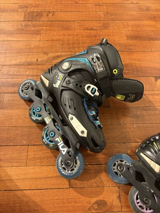 Role Fila NRK Junior Black/Lime F20 marime 36-39