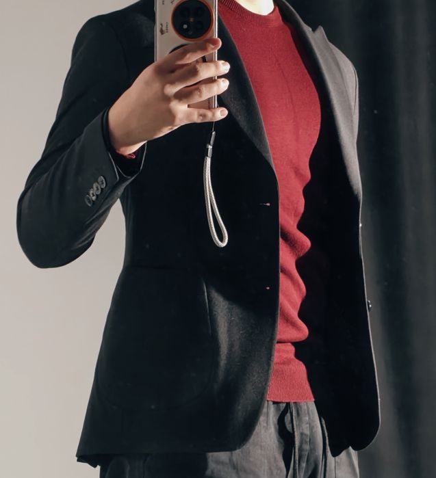 Мужской пиджак с кофтой