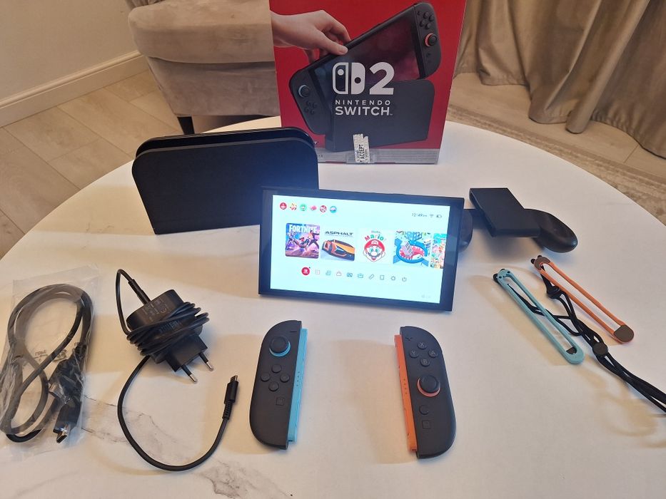 Nintendo Switch 2 – ca nou, în garanție, complet!