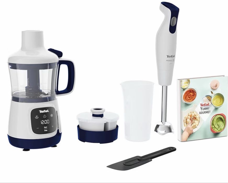 Кухненски робот Tefal Yummy Gourmet Baby 4-в-1 само разопакован и пробван