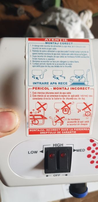 Instant NOU apa calda pt chiuveta bucatarie