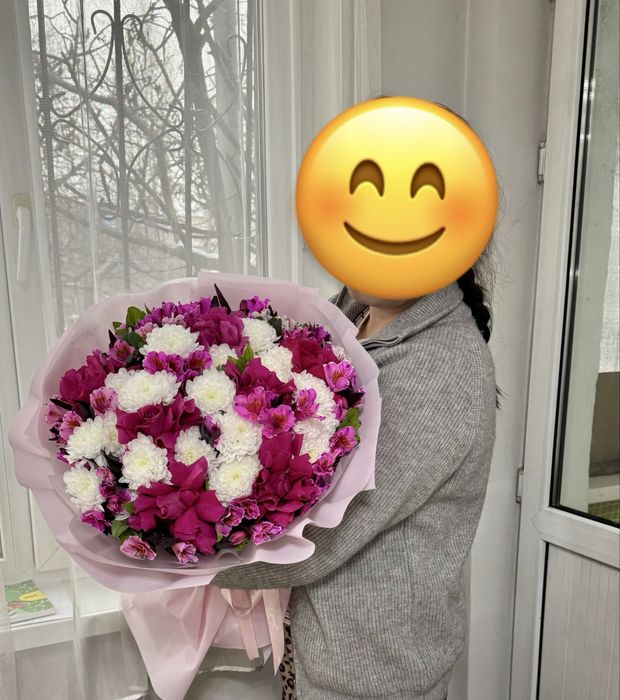 Большой свежий микс букет