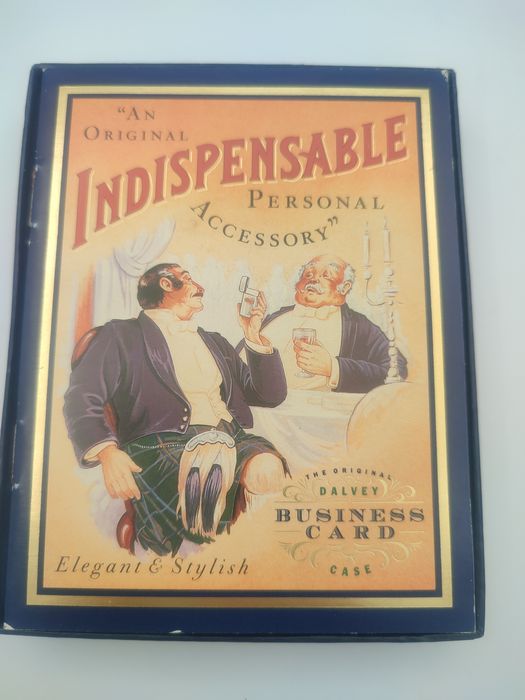 Калъф за визитки DALVEY с емблема от месинг