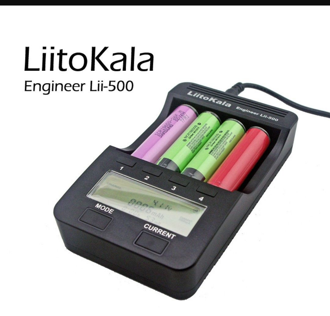 Liitokala lii 500. Liitokala Engineer LII-500. Зарядное liitokala с дисплеем. ЗУ для 4-х аккумуляторов liitokala LII-500 С дисплеем и режимом теста.