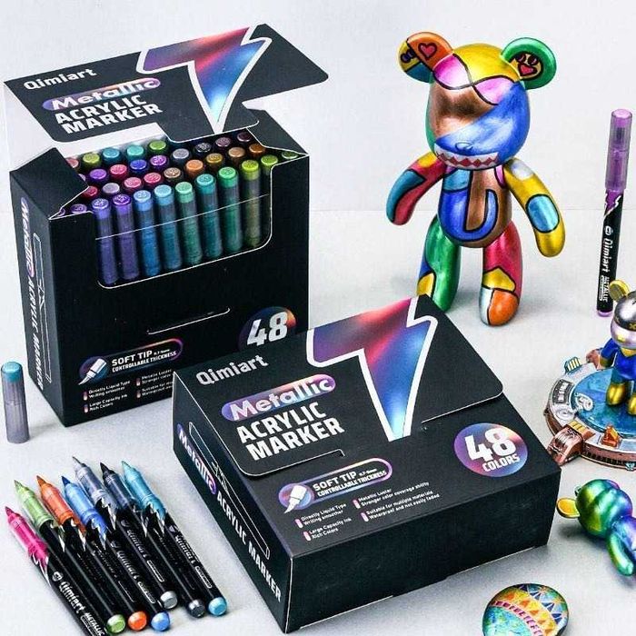 Набор Metallic Acrylic Marker, 48 шт., новые