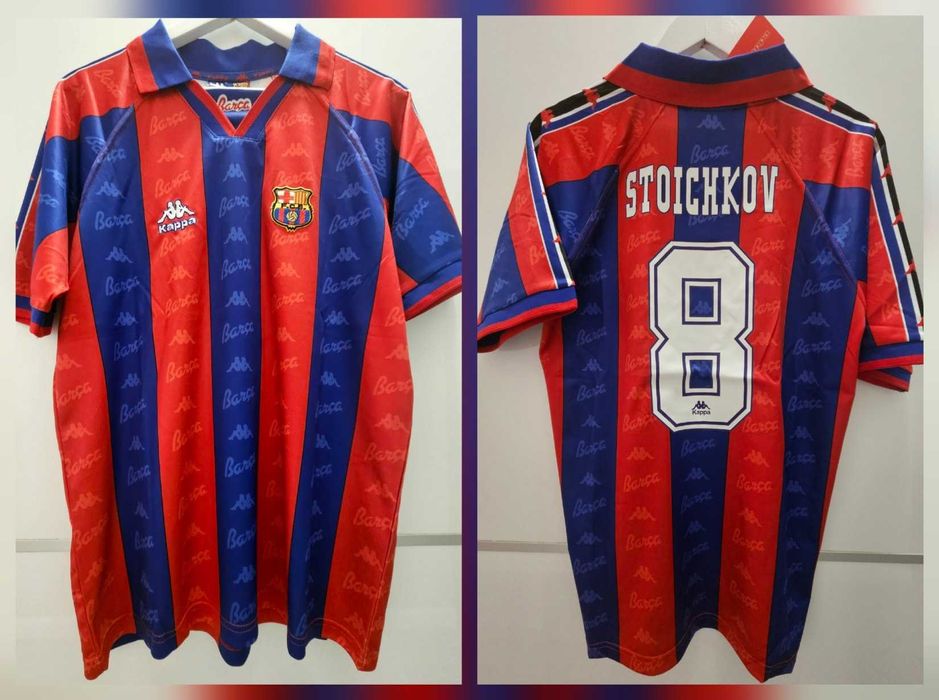 СТОИЧКОВ Барселона / STOICHKOV BARCELONA ретро фланелка - 1996-та.