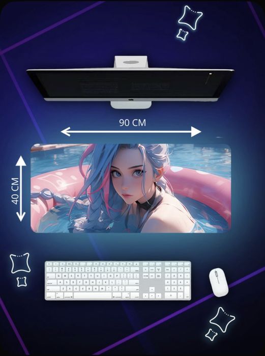 Коврик для мышки lol, 900x400