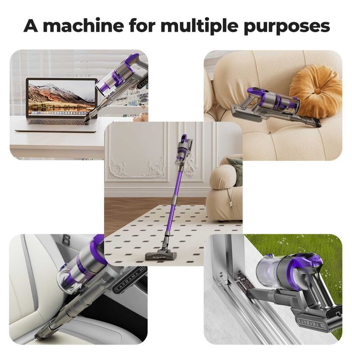 Безжична Вертикална Прахосмукачка Yanhama H5 650W 75000Pa 4-в-1 70 Мин