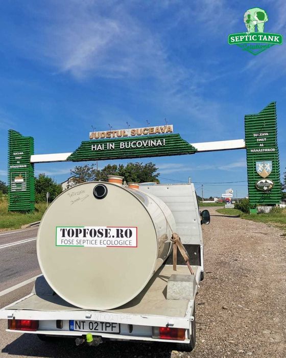 Fosa Septica 3000L + Kit Drenaj Inc. + Acte PRIMARIE & GARANTIE 20 Ani