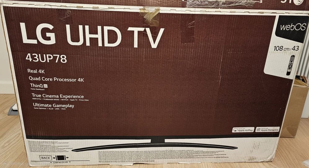 Televizor LG 43UP78003LB, 108 cm, Smart, 4K Ultra HD, LED