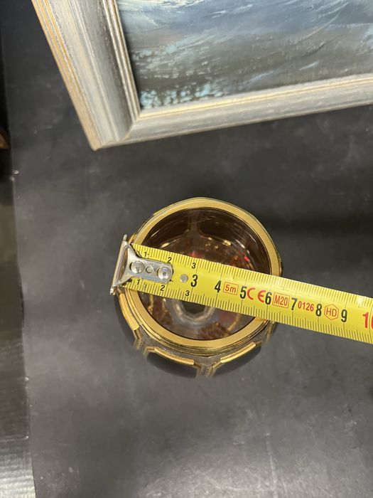 Колекционерска чаша за коняк-Moser Cabochon,Bohemian glass,Чехия