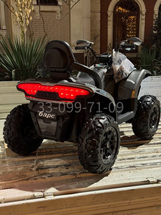 Детский квадроцикл Tesla Qwatro 12V, 4WD, пульт, музыка