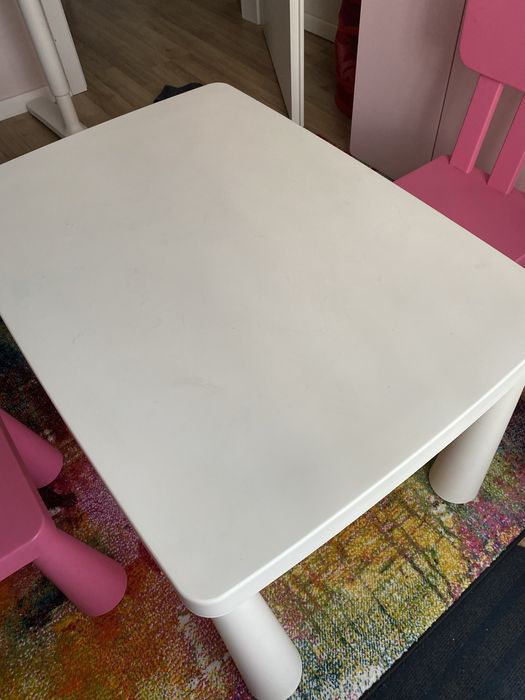 Vand masuta + 2 scaune Mammut Ikea