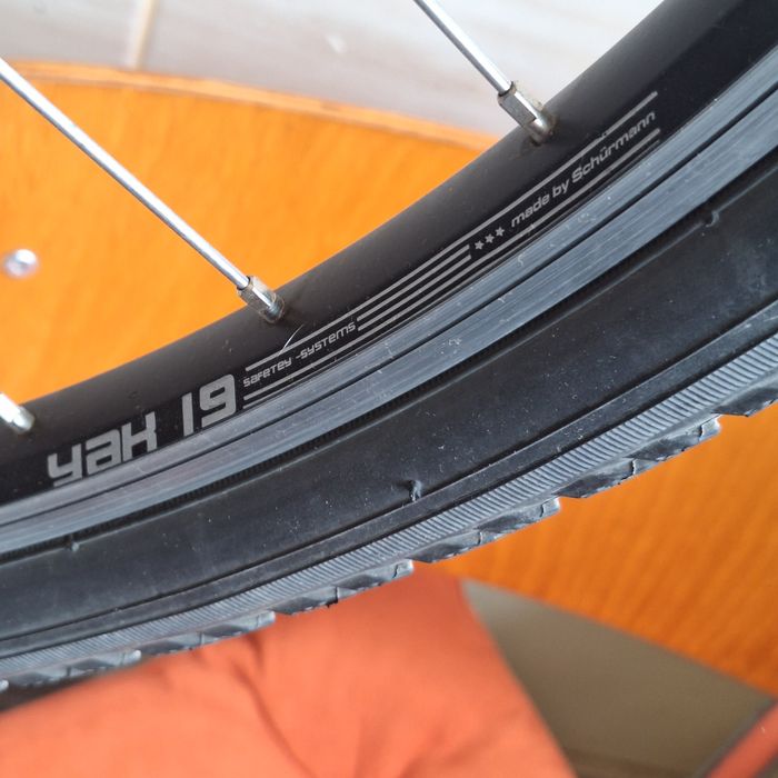 Set roti Crosser fata spate duble pe 29 complete,  roata fata pe 28/29